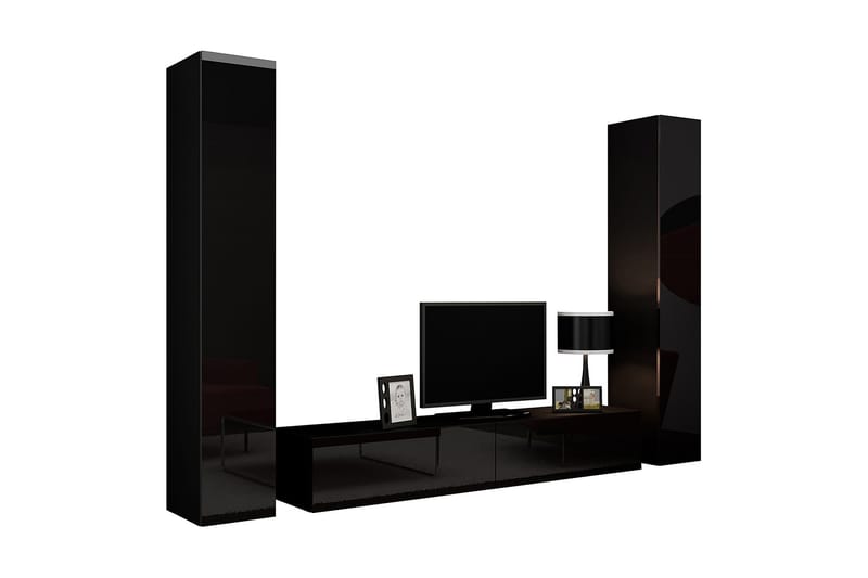 Vigo TV-møbelsett 260x40x180 cm - Møbler - TV- & Mediamøbler - TV-møbelsett