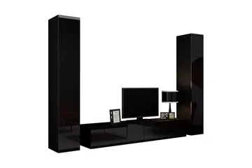 Vigo TV-møbelsett 260x40x180 cm - Møbler - TV- & Mediamøbler - TV-møbelsett