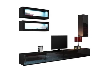 Vigo TV-møbelsett 280x40x180 cm - Møbler - TV- & Mediamøbler - TV-møbelsett