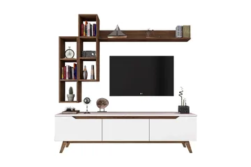 Virkesbo TV-Møbelsett 180 cm - Beige - Møbler - TV- & Mediamøbler - TV-møbelsett
