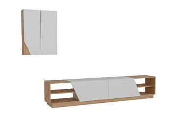 Zebrai TV-benk med Skjult Oppbevaring - Møbler - TV- & Mediamøbler - TV-møbelsett