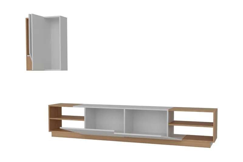 Zebrai TV-benk med Skjult Oppbevaring - Møbler - TV- & Mediamøbler - TV-møbelsett