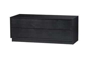 Arteksio Tv-Skap 100 cm - Svart - Møbler - TV- & Mediamøbler - TV-skap