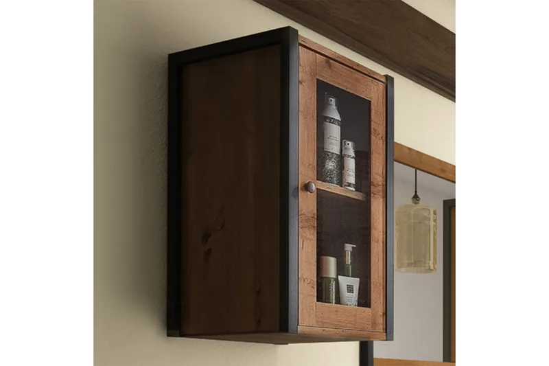 Brayden Skap 33x60 cm - Brun / Svart - Møbler - TV- & Mediamøbler - TV-skap