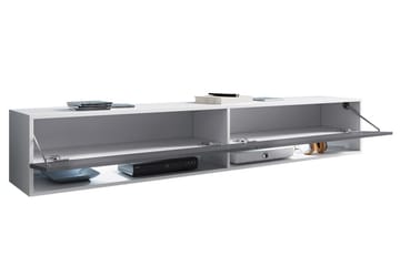 Cuguen Tv-skap 180 cm - Hvit/Natur - Møbler - TV- & Mediamøbler - TV-skap