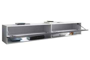 Cuguen Tv-skap 180 cm RGB LED - Natur - Møbler - TV- & Mediamøbler - TV-skap