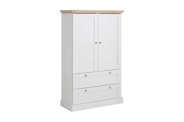 Dareia Garderobe 85 cm - Hvit|Brun - Møbler - TV- & Mediamøbler - TV-skap