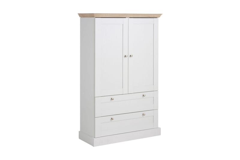 Dareia Garderobe 85 cm - Hvit|Brun - Møbler - TV- & Mediamøbler - TV-skap