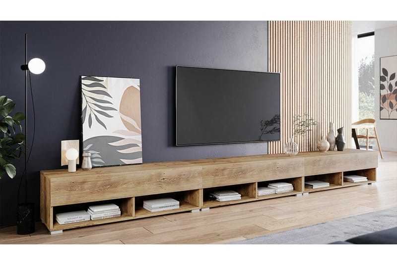 Galbally Tv-skåp 300 cm NO_BRAND Brown - Møbler - TV- & Mediamøbler - TV benk & mediabenk