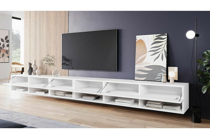 Galbally Tv-skåp 300 cm White - Møbler - TV- & Mediamøbler - TV-skap