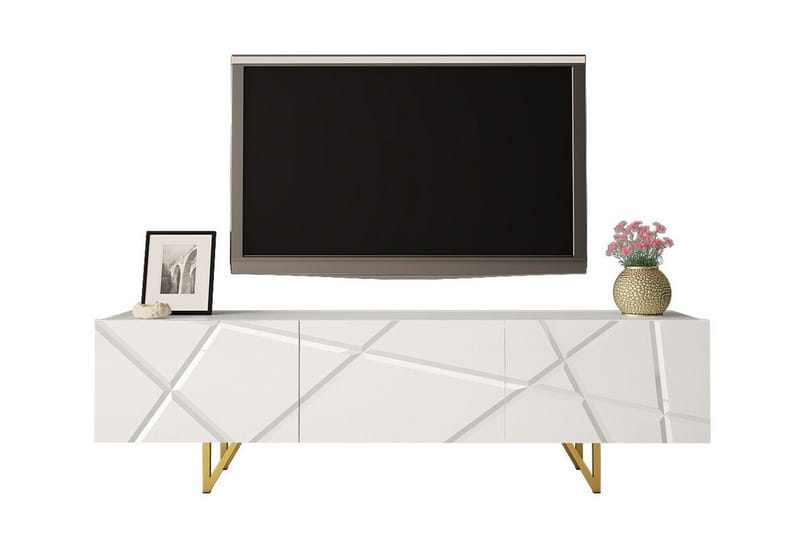 Glenndale Tv-skåp 180 cm Concept 55 White - Møbler - TV- & Mediamøbler - TV benk & mediabenk