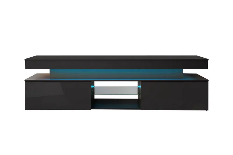 Glenndale TV-skåp 190 cm - Svart - Møbler - TV- & Mediamøbler - TV-skap