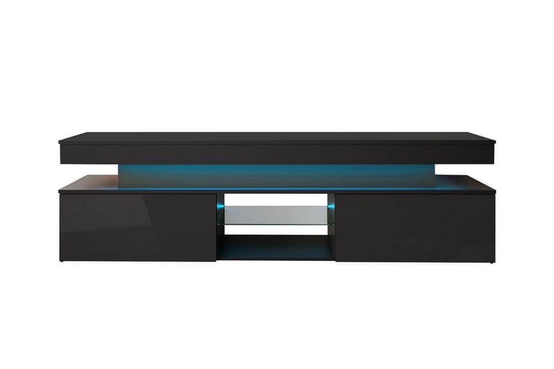 Glenndale TV-skåp 190 cm - Svart - Møbler - TV- & Mediamøbler - TV-skap