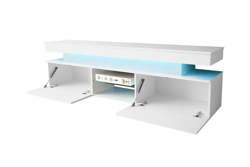 Glenndale TV-skåp 190 cm - Svart - Møbler - TV- & Mediamøbler - TV-skap