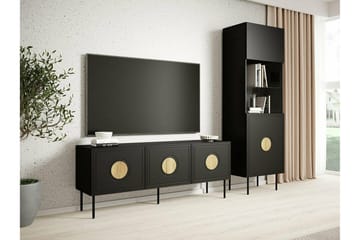 Juniskär TV-benk 151 cm - Svart - Møbler - TV- & Mediamøbler - TV-skap