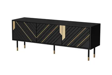 Juniskär TV-benk 154 cm - Svart - Møbler - TV- & Mediamøbler - TV-skap