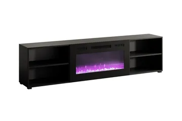 Juniskär TV-benk 200 cm - Svart - Møbler - TV- & Mediamøbler - TV-skap