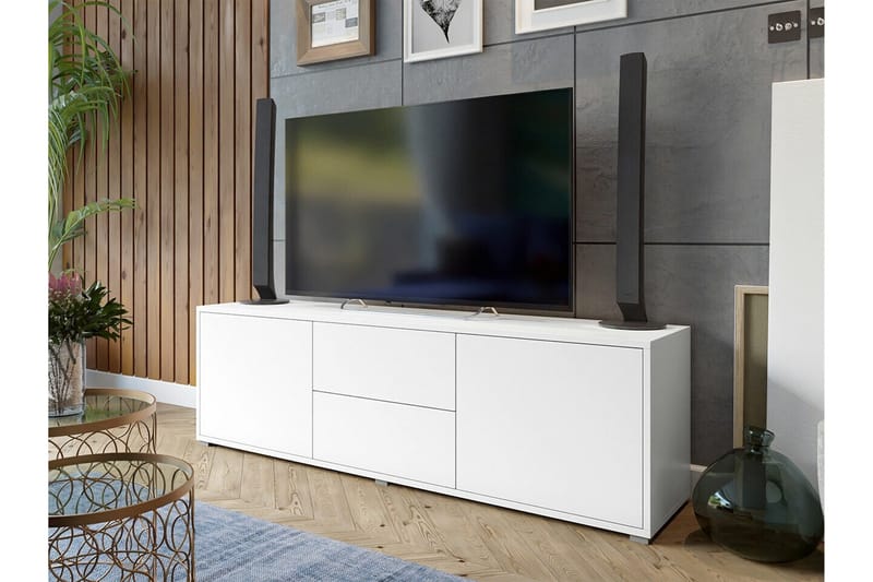 Kintore Tv-skåp 141 cm White - Møbler - TV- & Mediamøbler - TV-skap