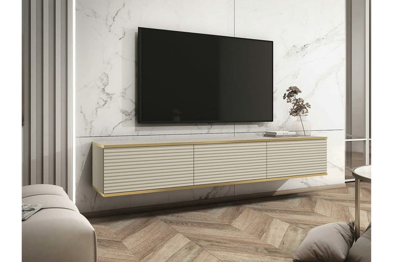 Klinkerville TV-skap 175 cm - Cream - Møbler - TV- & Mediamøbler - TV-skap