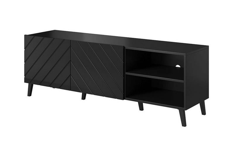 Strontian Tv-skåp 150 cm Scandinavian Choice Black - Møbler - TV- & Mediamøbler - TV-skap
