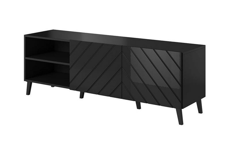 Strontian Tv-skåp 150 cm Scandinavian Choice Black - Møbler - TV- & Mediamøbler - TV-skap