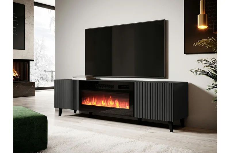 Strontian Tv-skåp 181 cm Scandinavian Choice Anthracite - Møbler - TV- & Mediamøbler - TV-skap