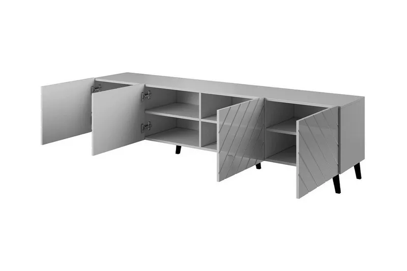 Strontian Tv-skåp 200 cm Scandinavian Choice Black - Møbler - TV- & Mediamøbler - TV-skap