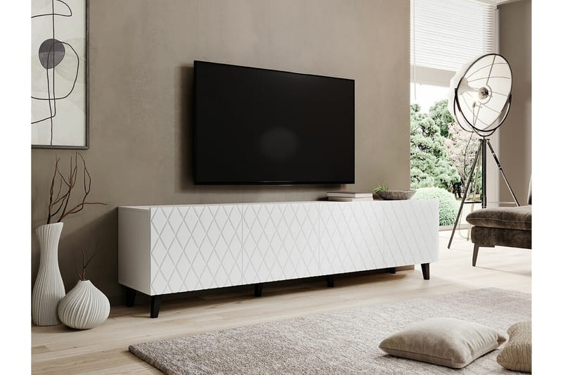 Strontian Tv-skåp 200 cm Scandinavian Choice White - Møbler - TV- & Mediamøbler - TV-skap
