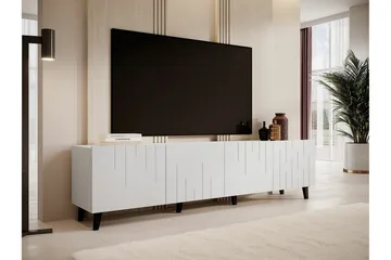 Strontian Tv-skåp 200 cm Scandinavian Choice White - Møbler - TV- & Mediamøbler - TV-skap