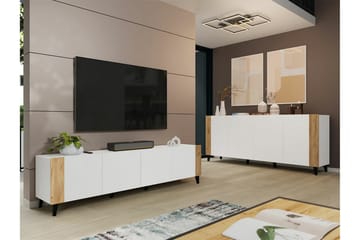 Strontian Tv-skåp 201 cm Scandinavian Choice White - Møbler - TV- & Mediamøbler - TV-skap