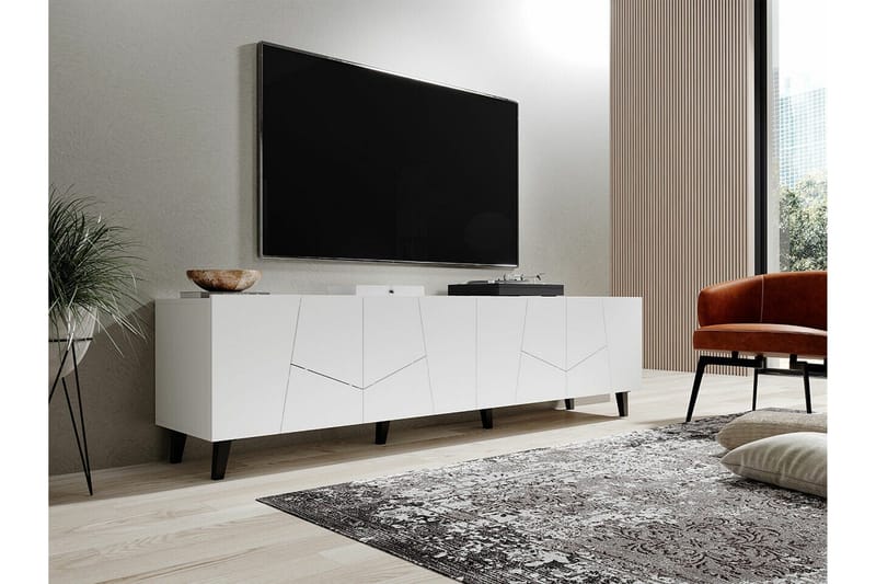 Strontian Tv-skåp 201 cm Scandinavian Choice White - Møbler - TV- & Mediamøbler - TV-skap