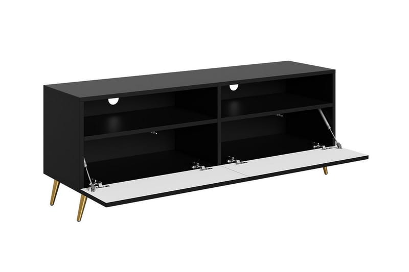 TV-skap Kintore 150 cm - Svart - Møbler - TV- & Mediamøbler - TV-skap