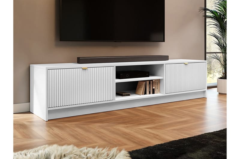 TV-skap Novaj 180 cm - Hvid - Møbler - TV- & Mediamøbler - TV-skap