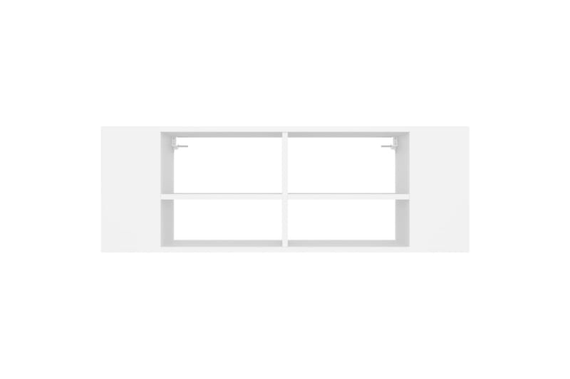 Vegghengt TV-benk hvit 102x35x35 cm sponplate - Hvit - TV-skap