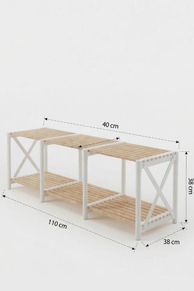 TV Stand Hanah Home Hvit - Møbler - TV- & Mediamøbler - TV benk & mediabenk