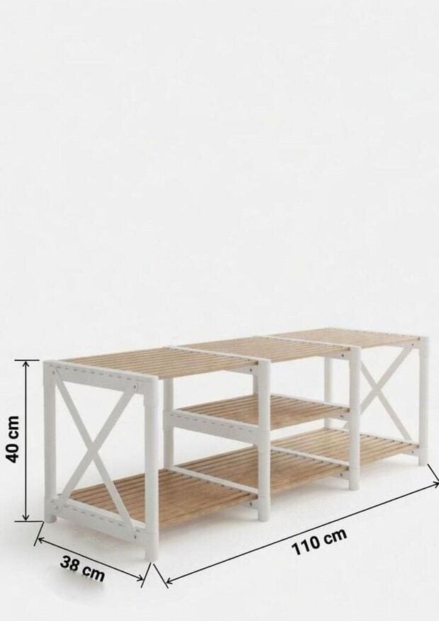 TV Stand Hanah Home Hvit - Møbler - TV- & Mediamøbler - TV benk & mediabenk