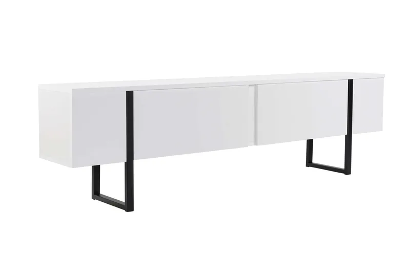 TV Stand Nordure Vit finish Svart