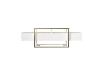 Urt TV-benk 160 cm - Gull/Hvit - Møbler - TV- & Mediamøbler - TV benk & mediabenk