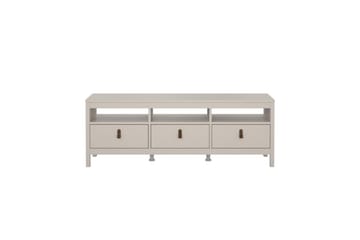Vallvidera Gulvstående TV-benk 151 cm med Oppbevaring i Lys Tre - Beige - Møbler - TV- & Mediamøbler - TV benk & mediabenk