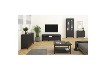 Vallvidera TV-benk 151,4 cm - Svart - Møbler - TV- & Mediamøbler - TV benk & mediabenk