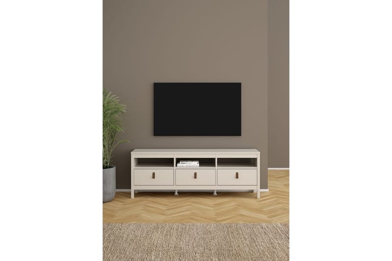 Vallvidera TV-benk 151 cm - Beige - Møbler - TV- & Mediamøbler - TV benk & mediabenk