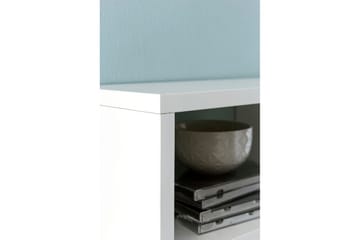 Vegghylle Wohnling melaminbelagt sponplate, bokoppbevaring, veggmontert, moderne stil Hvit - Hvit - Oppbevaring - Hylle - Vegghylle