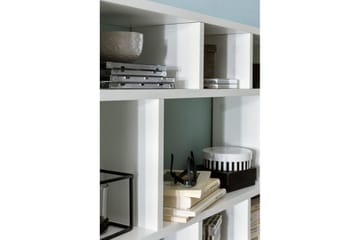 Vegghylle Wohnling melaminbelagt sponplate, bokoppbevaring, veggmontert, moderne stil Hvit - Hvit - Oppbevaring - Hylle - Vegghylle