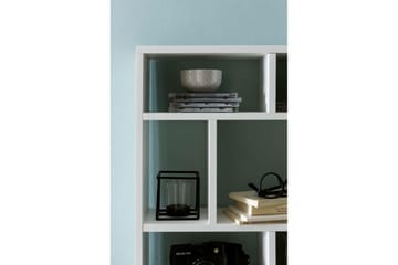 Vegghylle Wohnling melaminbelagt sponplate, bokoppbevaring, veggmontert, moderne stil Hvit - Hvit - Oppbevaring - Hylle - Vegghylle