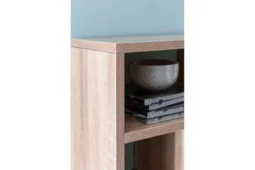 Vegghylle Wohnling melaminbelagt sponplate, bokoppbevaring, veggmontert, moderne stil Sonoma - Sonoma - Oppbevaring - Hylle - Vegghylle