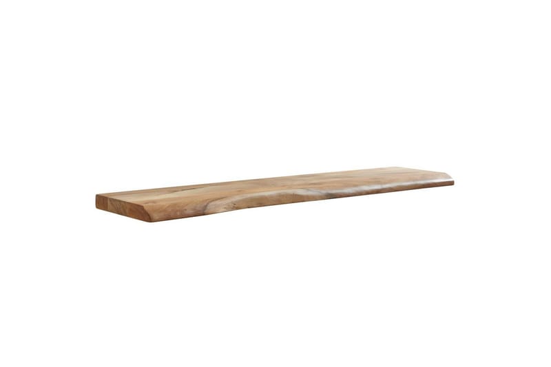 Vegghylle Wohnling trekant, heltre, flytende hylle, landlig stil 120 cm - 120 cm - Møbler - TV- & Mediamøbler - TV-hylle