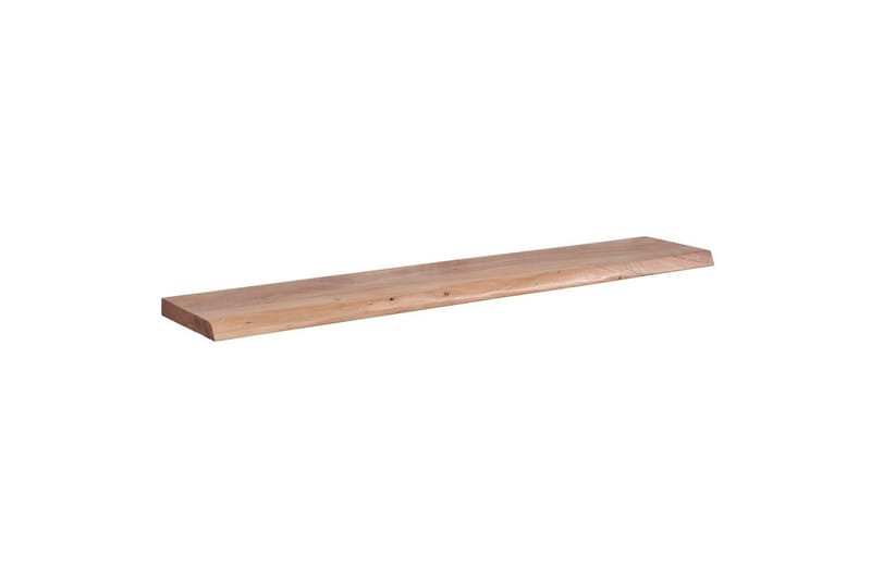 Vegghylle Wohnling trekant, heltre, flytende hylle, landlig stil 140 cm - 140 cm - Møbler - TV- & Mediamøbler - TV-hylle