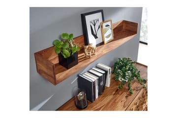 Vegghylle Wohnling Vegghengt i heltre 120 cm landstil - Oppbevaring - Hylle - Vegghylle