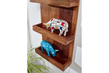 Vegghylle Wohnling Vegghengt i heltre 30X80 cm landstil - Oppbevaring - Hylle - Vegghylle