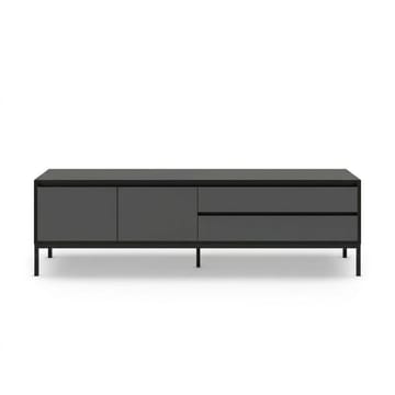 Velar TV-benk 180x55x40 cm - Anthracite/Wood Black/Black - Møbler - TV- & Mediamøbler - TV benk & mediabenk